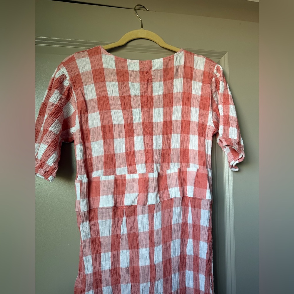 ASOS Pink and White Checkered Jumpsuit - Picture 7 of 9